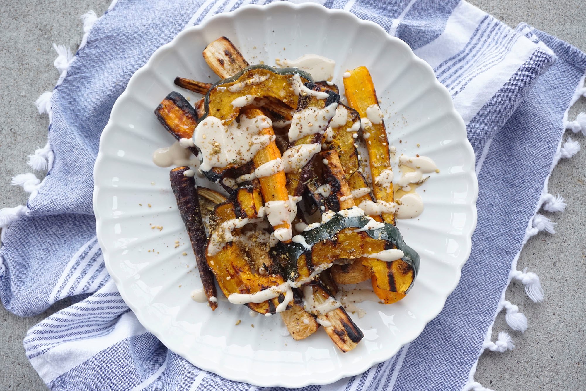 Légumes d'automne au zaatar